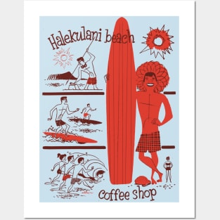 Halekulani Beach Coffee Shop Posters and Art